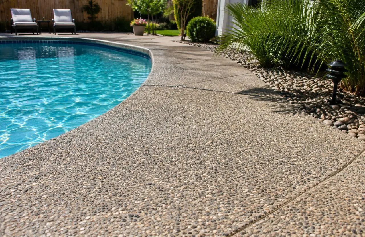 Exposed aggregate